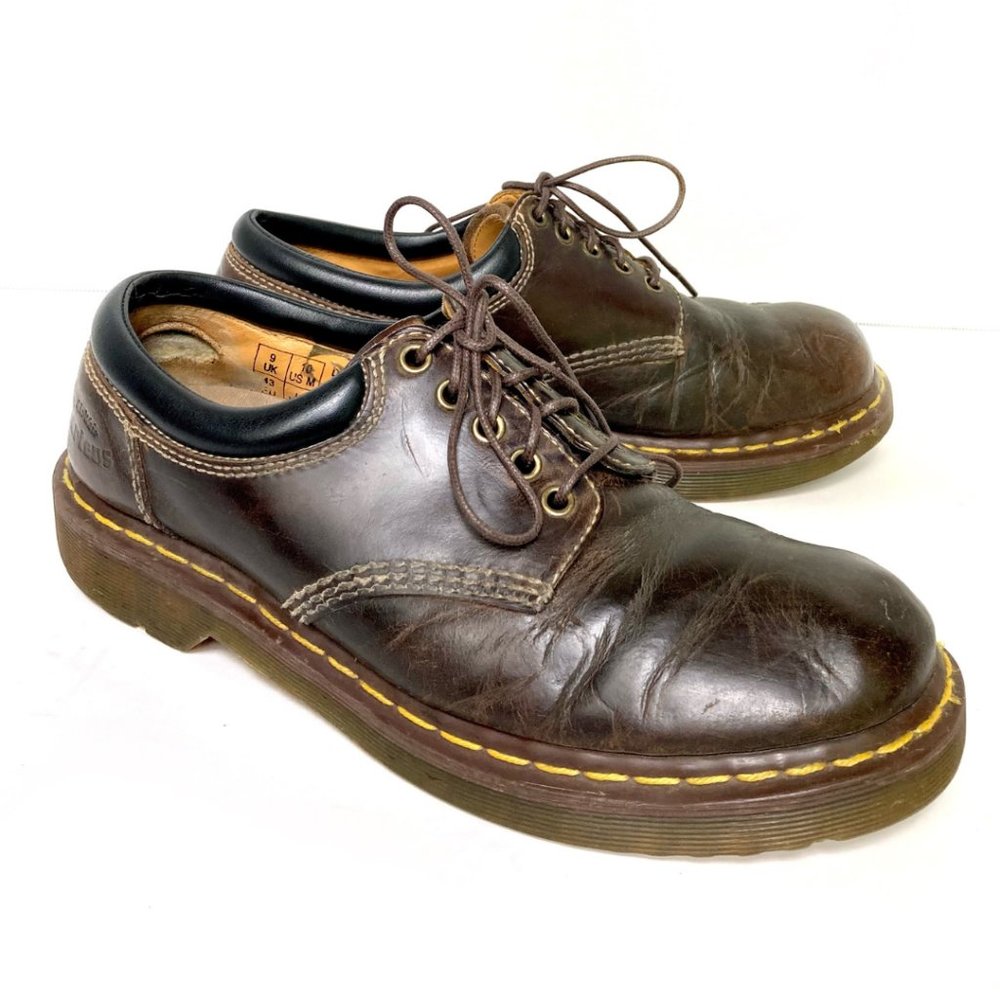 Dr. Martens Vintage Brown Leather 8053 Lace-Up Oxford Shoes 9 UK / 11 US